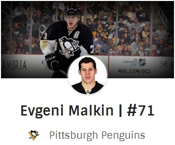 Evgeni Malkin jerseys